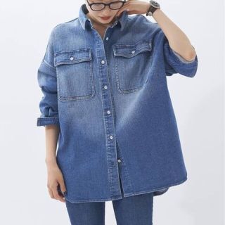 アパルトモンドゥーズィエムクラス(L'Appartement DEUXIEME CLASSE)の【Healthy denim/ヘルシーデニム】SP DENIM BIG シャツ(シャツ/ブラウス(長袖/七分))