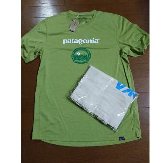 パタゴニア(patagonia)の※大幅値下げ※2021信越五岳トレイル/パタゴニアTシャツ(M)&HOKAトート(Tシャツ/カットソー(半袖/袖なし))