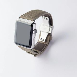 アップルウォッチ(Apple Watch)のEPONAS Apple Watch レザーバンド ボヘミアングレージュ(レザーベルト)