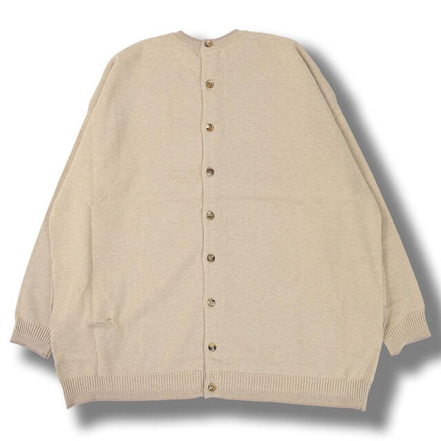 Dulcamara(ドゥルカマラ)のDulcamara 21ss 2WAYニットPO BEIGE Size 1 メンズのトップス(カーディガン)の商品写真