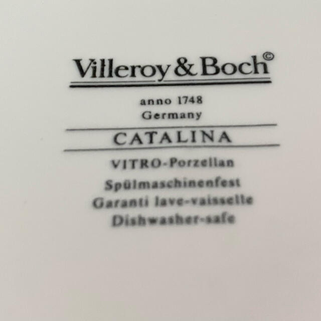 最終金額　Villeroy&Boch  プレート2セット計4枚 インテリア/住まい/日用品のキッチン/食器(食器)の商品写真