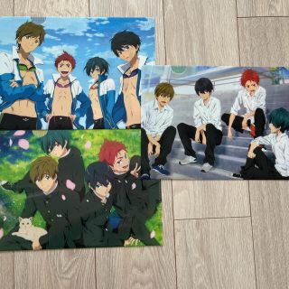 Free! ハイスピード　クリアファイル 七瀬遥　橘真琴　椎名旭　桐嶋郁弥(クリアファイル)