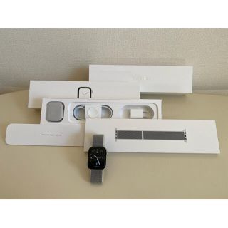 アップルウォッチ(Apple Watch)のApple Watch Series 4  GPS 44mm シルバーアルミ中古(その他)