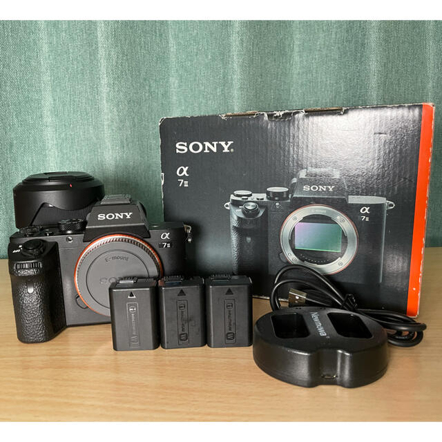 SONY(ソニー)の【値下げ可能】SONY a7ii スマホ/家電/カメラのカメラ(ミラーレス一眼)の商品写真