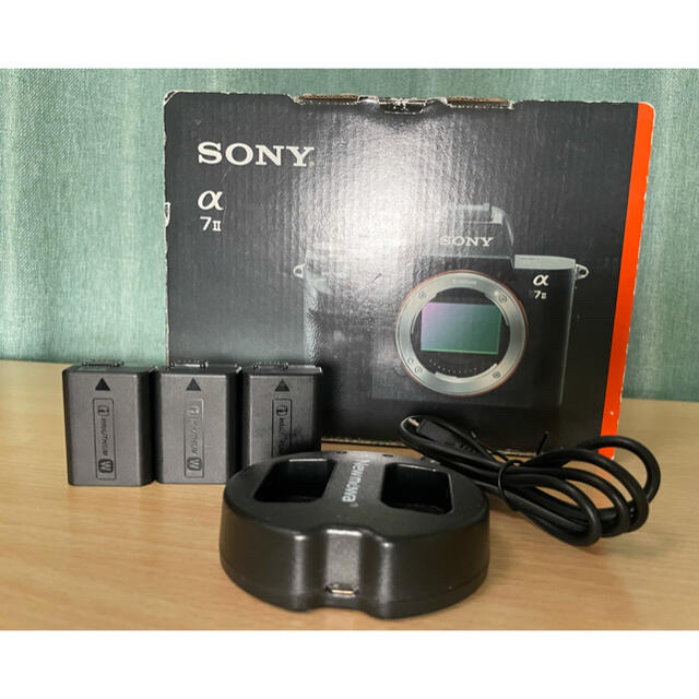 SONY(ソニー)の【値下げ可能】SONY a7ii スマホ/家電/カメラのカメラ(ミラーレス一眼)の商品写真