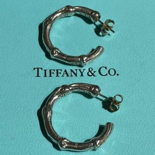 希少廃盤TIFFANY&Co. ティファニーバンブーピアスラージサイズ