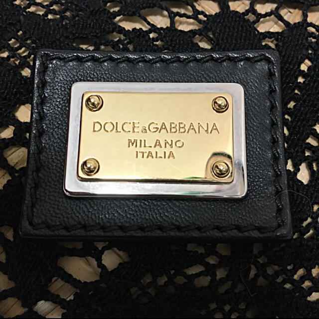 DOLCE&GABBANA(ドルチェアンドガッバーナ)のドルチェ＆ガッパーナ‼️美品(^^)カゴ＆レース 大き目トート ‼️ レディースのバッグ(かごバッグ/ストローバッグ)の商品写真