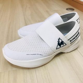 ルコックスポルティフ(le coq sportif)のルコック セーヌ le coq シューズ白 23.5 送料込み 値下げ(スニーカー)