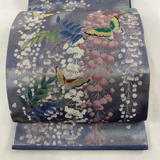 袋帯 美品 秀品 六通 正絹 【中古】(帯)