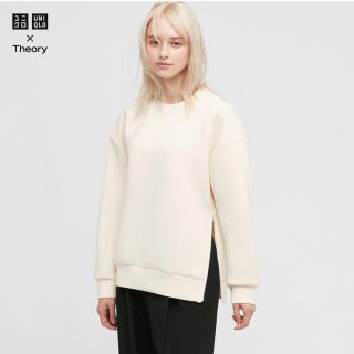 ユニクロ(UNIQLO)のUNIQLO theory ウルトラストレッチドライスウェットプルオーバー XL(トレーナー/スウェット)