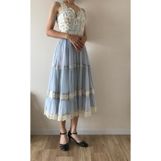 GUNNE SAX(ガニーサックス)のGUNNE SAX ガニーサックス ガンネサックス ワンピース レディースのワンピース(ロングワンピース/マキシワンピース)の商品写真