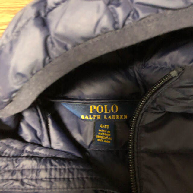 POLO RALPH LAUREN(ポロラルフローレン)のラルフローレン　キッズ　ダウンジャケット　110cm キッズ/ベビー/マタニティのキッズ服男の子用(90cm~)(ジャケット/上着)の商品写真