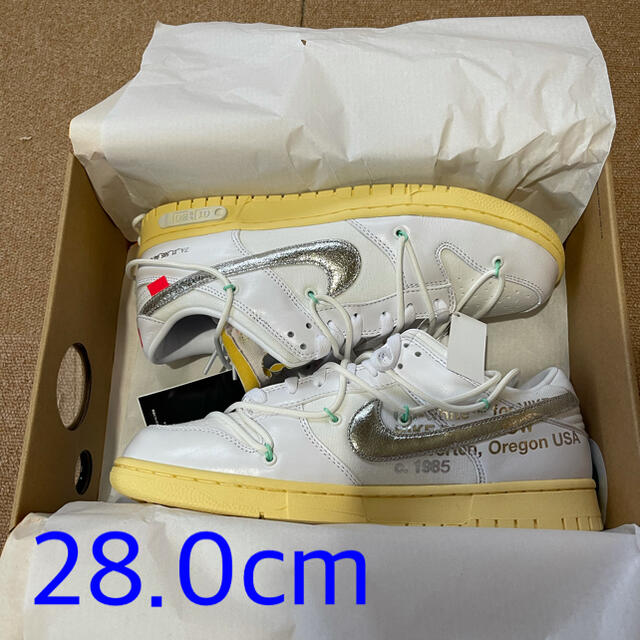 Nike Off-white Dunk Low the 50 Lot 1