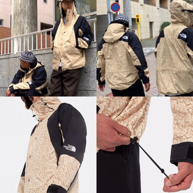 THE NORTH FACE(ザノースフェイス)のノースフェイス マウンテンレトロジャケット  supreme ベージュ　L メンズのジャケット/アウター(マウンテンパーカー)の商品写真