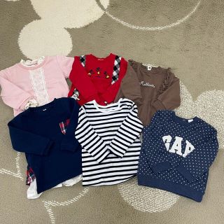 ユニクロ(UNIQLO)の女の子　冬服　まとめ売り　80サイズ(トレーナー)