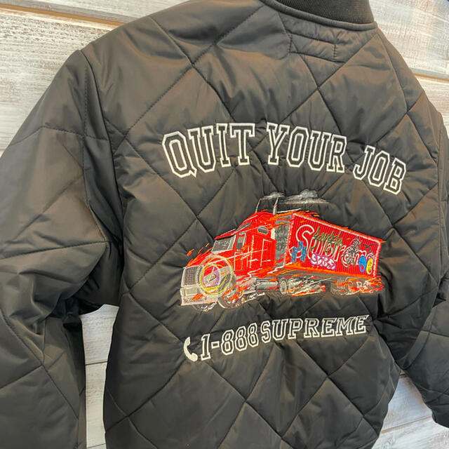 Supreme Quit Your Job Quilted Work