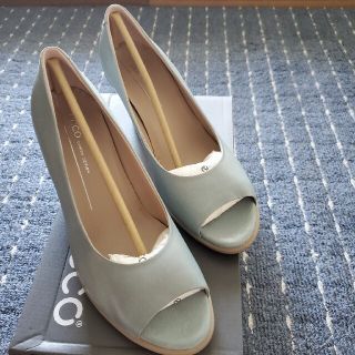 ECCO SHAPE 55 PEEP TOE SLEEK  24センチ(ハイヒール/パンプス)