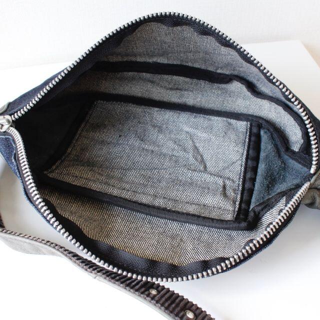 schott - SCHOTT ショット ボディバッグ デニム×レザー(w-1924 schott - SCHOTT ショット ボディバッグ デニム×レザー(w-1924
