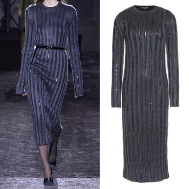 NINA RICCI Collection Knit Dress モヘア ニットROCHAS