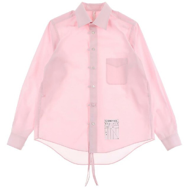 半額直販 SOSHIOTSUKI エンディングカッターシャツ 20ss シャツ