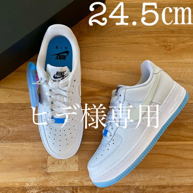 通販 24.5㎝ NIKE エアフォース1 '07 LX ホワイト ブルー マルチ