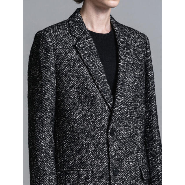 BARNEYS NEW YORK(バーニーズニューヨーク)の【美品】RAFANELLI TWEED CHESTERFIELD COAT メンズのジャケット/アウター(チェスターコート)の商品写真