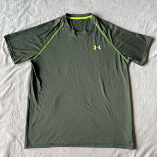 アンダーアーマー(UNDER ARMOUR)のアンダーアーマー　半袖　Tシャツ　カーキ  緑　メンズ　XL(Tシャツ/カットソー(半袖/袖なし))