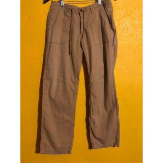 パタゴニア(patagonia)のパタゴニア ヘンプ パンツ S ベージュ(ワークパンツ/カーゴパンツ)