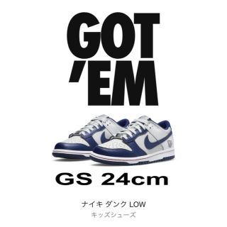 ナイキ(NIKE)のNBA×Nike GS Dunk Low EMB 75th【24cm】(スニーカー)