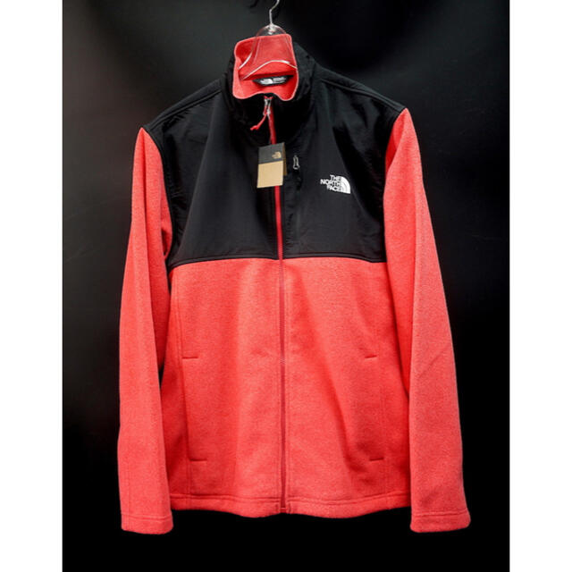 THE NORTH FACE(ザノースフェイス)の【新品】THE NORTH FACE フルジップ　レッドヘザー　XL メンズのジャケット/アウター(ナイロンジャケット)の商品写真