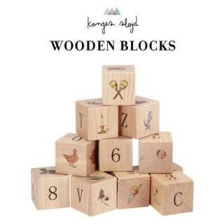 キャラメルベビー&チャイルド(Caramel baby&child )の【新品】Konges Sloejd コンゲススロイド WOODEN BLOCKS(知育玩具)