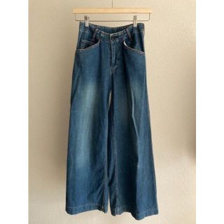 ブルーブルー(BLUE BLUE)のBULE BULE buggy denim  ワイドバギーパンツ(デニム/ジーンズ)