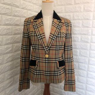 バーバリーブルーレーベル(BURBERRY BLUE LABEL)の【美品】Burberrys Blue Label バーバリー　ジャケット　40(テーラードジャケット)