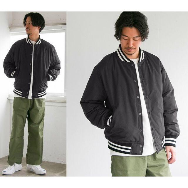 nanamica(ナナミカ)の nanamica DOWN varsity jacket ジャケット518L▲ メンズのジャケット/アウター(スタジャン)の商品写真