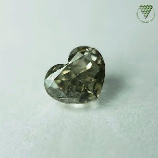 0.119 ct F.DK.GRAY GREEN 天然 グレー グリーン ダイヤ(リング(指輪))