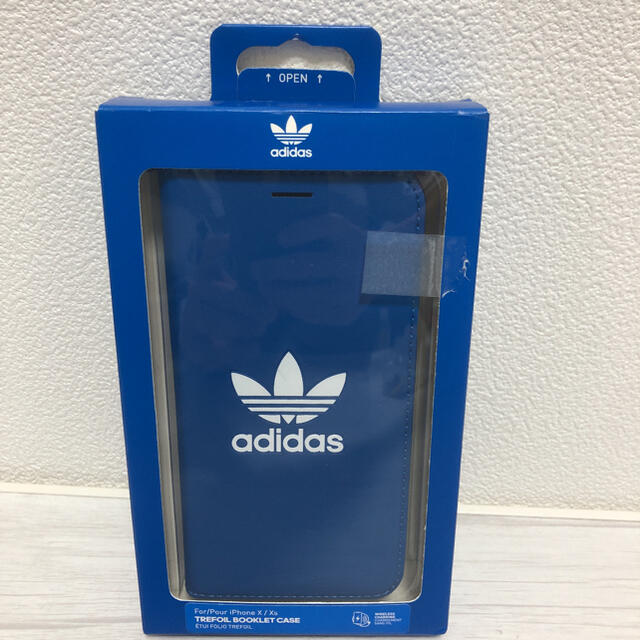 adidas(アディダス)のアディダス iPhoneケース　iPhoneX/Xs 手帳型　スマホケース スマホ/家電/カメラのスマホアクセサリー(iPhoneケース)の商品写真