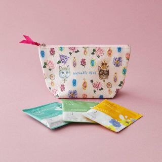 アフタヌーンティー(AfternoonTea)の新品☆アフタヌーンティー×ナタリーレテ ポーチ付き紅茶セット（ピンク）(ポーチ)