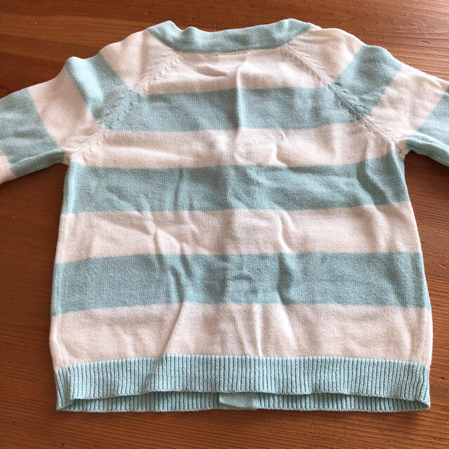 babyGAP(ベビーギャップ)のギャップ　ボーダー　カーディガン  キッズ/ベビー/マタニティのベビー服(~85cm)(カーディガン/ボレロ)の商品写真