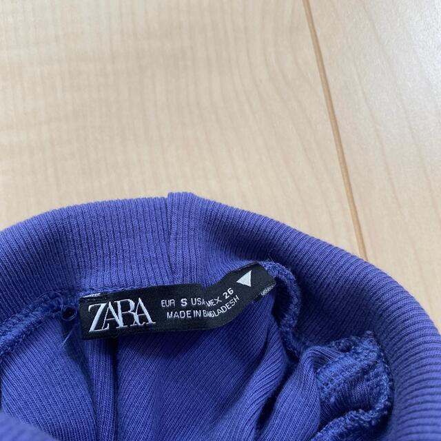 ZARA(ザラ)のZARA リブハイネックT レディースのトップス(カットソー(半袖/袖なし))の商品写真