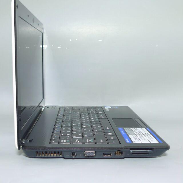 美品 ホワイト ノートpc M513A3 4G RW 無線 Windows7