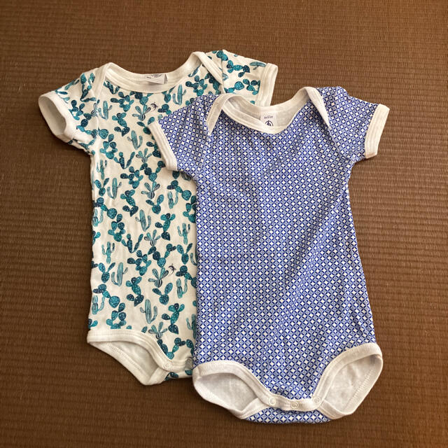 PETIT BATEAU(プチバトー)のプチバトー　肌着　2枚　60 70 キッズ/ベビー/マタニティのベビー服(~85cm)(肌着/下着)の商品写真