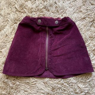 ザラ(ZARA)の★sora様専用★【美品】ZARA ベロアスカート　ワインレッド　110(スカート)