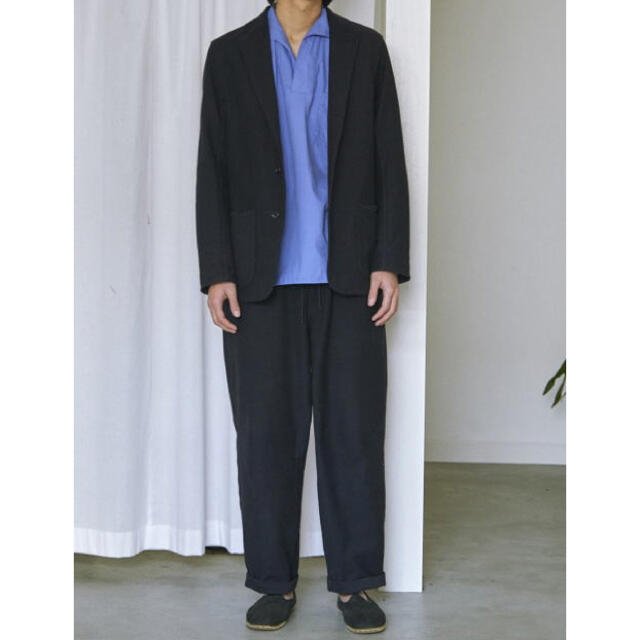 comoliコモリセットアップ16awインレイジャケットパンツネイビー121ss