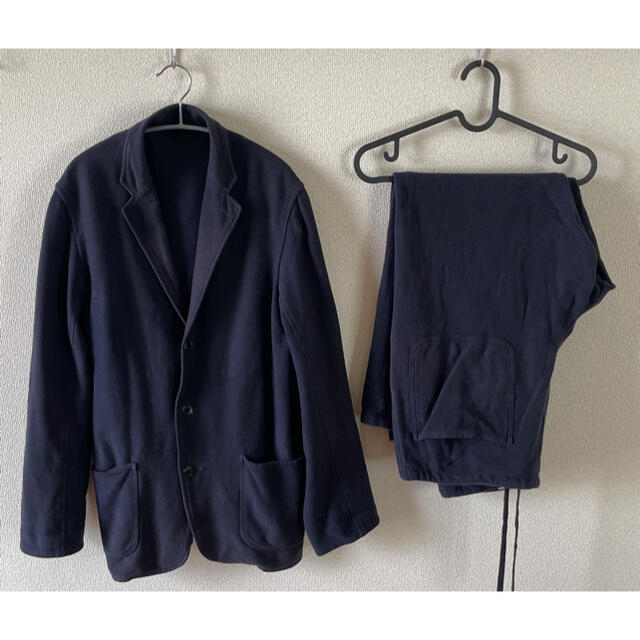 COMOLI(コモリ)のcomoliコモリセットアップ16awインレイジャケットパンツネイビー121ss メンズのスーツ(セットアップ)の商品写真