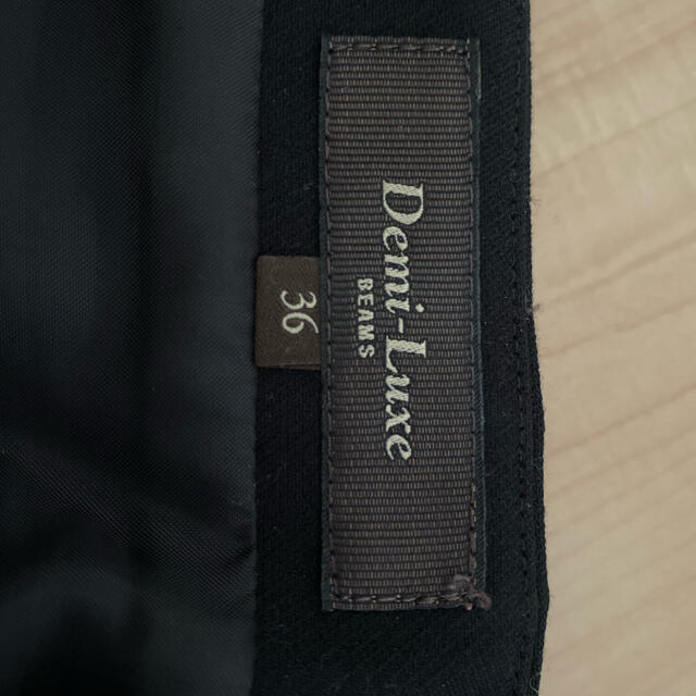 Demi-Luxe BEAMS(デミルクスビームス)のデミルクスビームス フレアスカート ブラック レディースのスカート(ひざ丈スカート)の商品写真