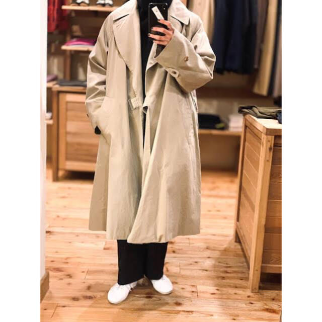 COMOLI / コモリ】21SSウォッシュドタイロッケンコート4 | www