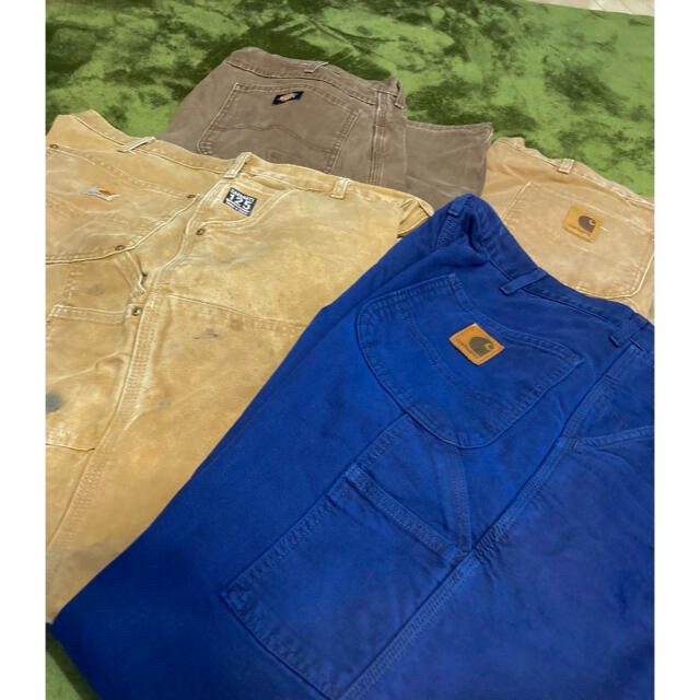 carhartt(カーハート)の値下げ【激安4本セット 】carhartt dickies極太ダックパンツ メンズのパンツ(ワークパンツ/カーゴパンツ)の商品写真