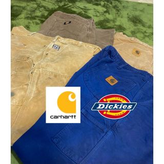 カーハート(carhartt)の値下げ【激安4本セット 】carhartt dickies極太ダックパンツ(ワークパンツ/カーゴパンツ)