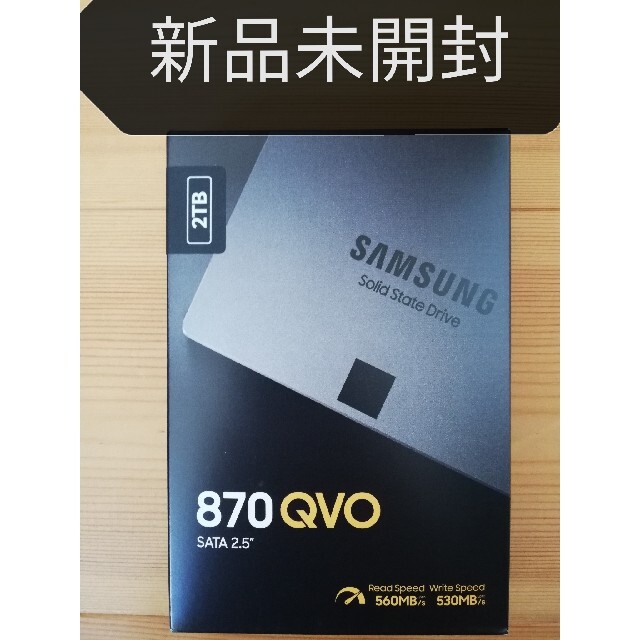 SAMSUNG - SAMSUNG SSD 870QVO 2TB MZ-77Q2T0B/IT新品の通販 by みわつ