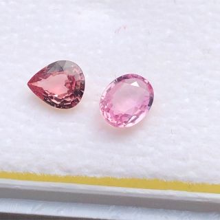 スリランカ産パパラチアサファイア 0.620ct ソーティング付-